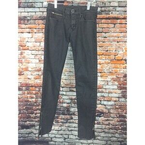 David Bitton Women's Black Skinny Jeans Size 27 Made in USA